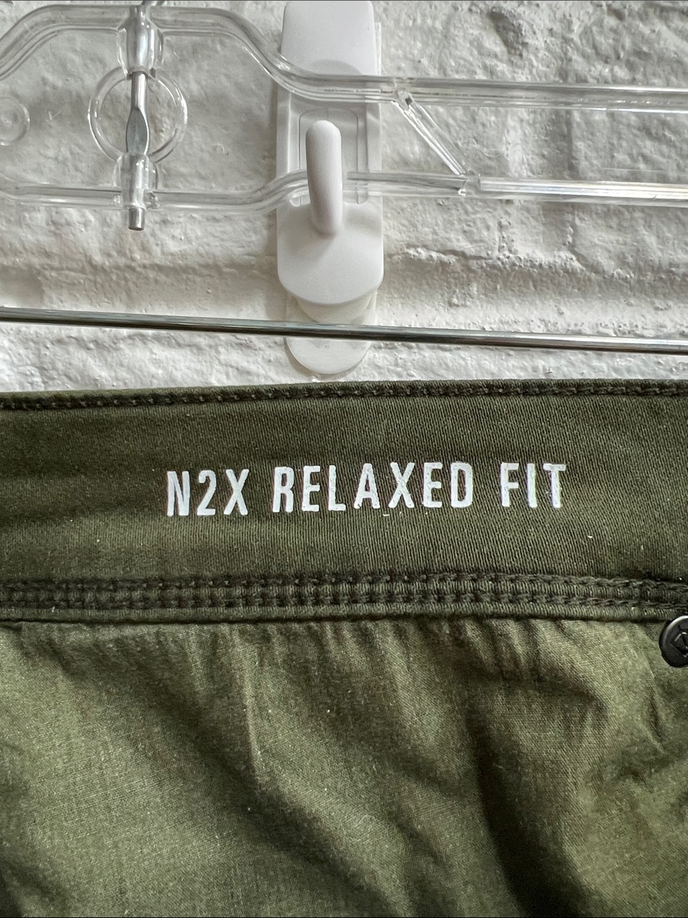 DU/ER Men Olive Green Seriously Technical Fabric NO SWEAT PANT Relaxed 33 x30 - Picture 11 of 16